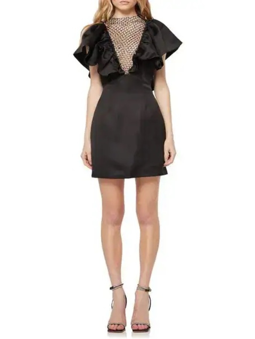 NWT size XS Elliatt Freida Pearly Mesh minidress